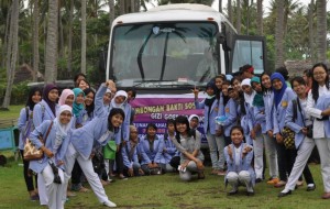 mahasiswa bus